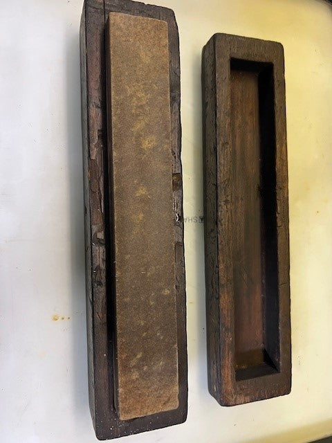 Washita Arkansas in wood box 8”x1”x1”